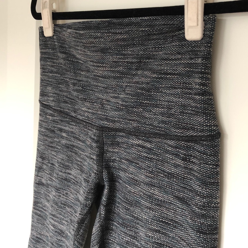 Lululemon WunderUnder Crop Leggings - Space Dye Jacquard